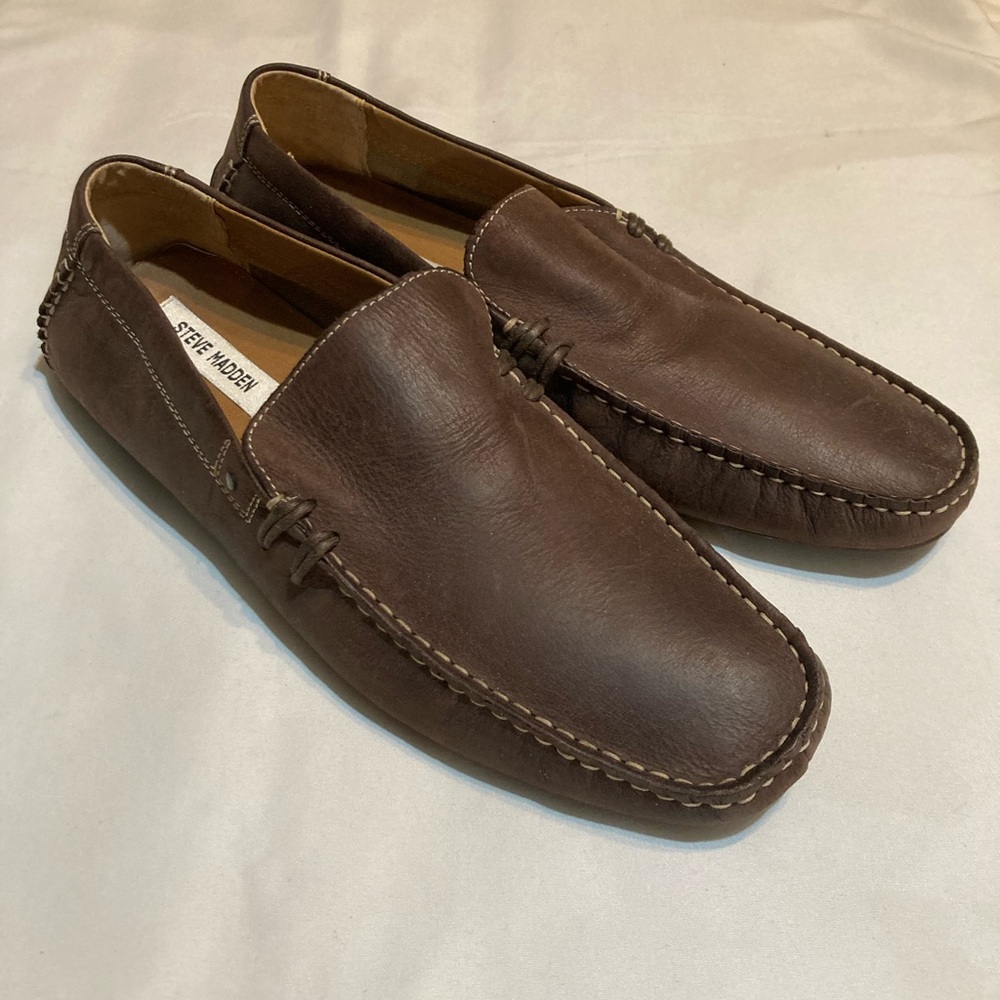 Brown Leather Men's Loafers